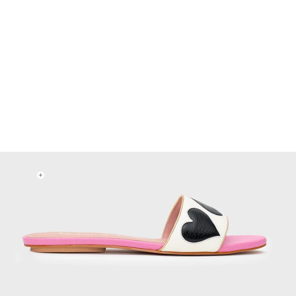 NEW BUTRICH women's emiliana flat sandal in rosa